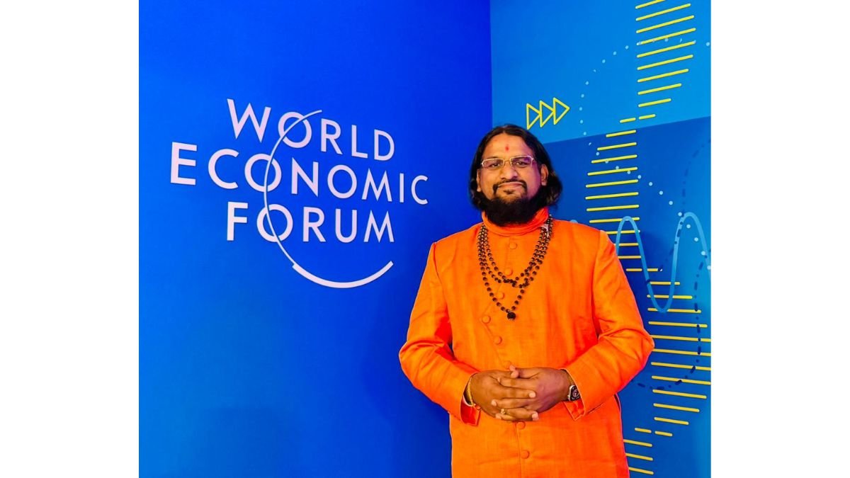 Padma Shri Brahmeshanand Swamiji at WEF 2026: A Powerful Moral Voice
