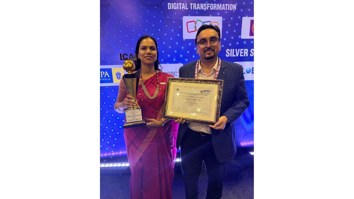 Mrs Bhakti Gautam Chheda Honoured at CA Women Excellence Awards for Transforming Finance into Social Impact-PNN